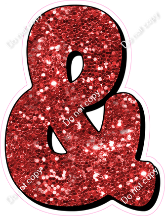 HP 18" Individuals - Red Sparkle &