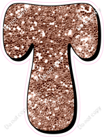 HP 18" Individuals - Rose Gold Sparkle T