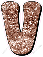 HP 18" Individuals - Rose Gold Sparkle V