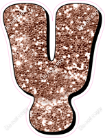 HP 18" Individuals - Rose Gold Sparkle Y