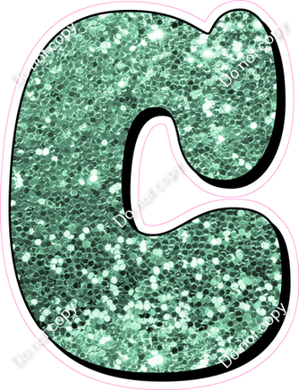 HP 18" Individuals - Sea Foam Sparkle C