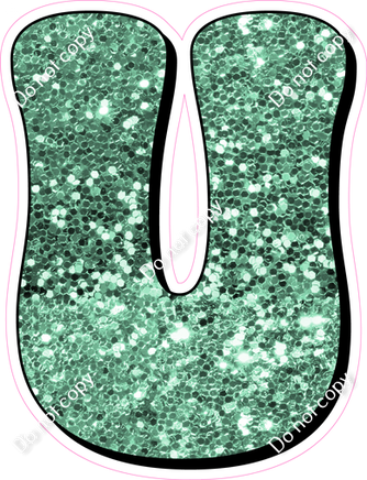 HP 18" Individuals - Sea Foam Sparkle U