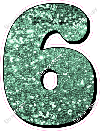 HP 18" Individuals - Sea Foam Sparkle 6