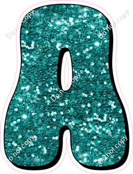 HP 18" Individuals - Teal Sparkle A