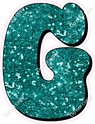 HP 18" Individuals - Teal Sparkle G