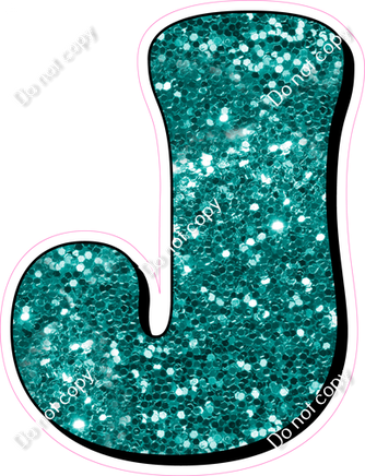 HP 18" Individuals - Teal Sparkle J