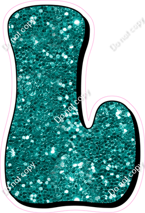 HP 18" Individuals - Teal Sparkle L