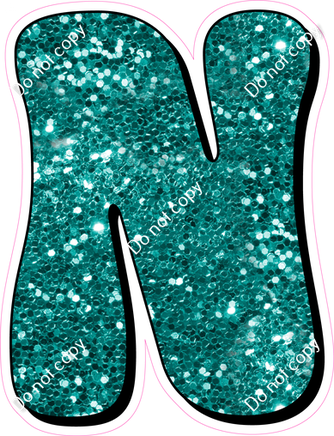 HP 18" Individuals - Teal Sparkle N