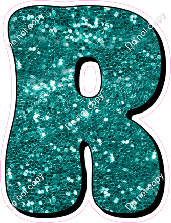 HP 18" Individuals - Teal Sparkle R