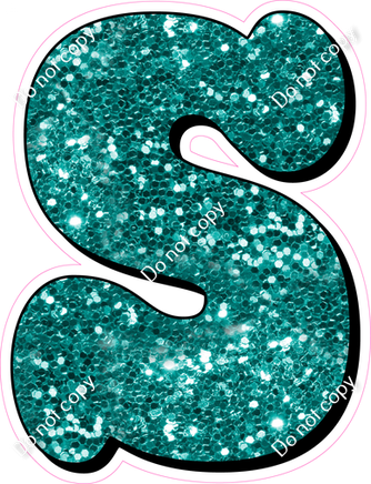HP 18" Individuals - Teal Sparkle S