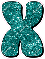HP 18" Individuals - Teal Sparkle X