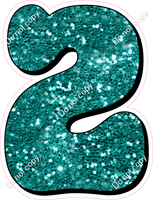 HP 18" Individuals - Teal Sparkle 2