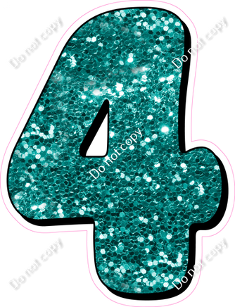 HP 18" Individuals - Teal Sparkle 4