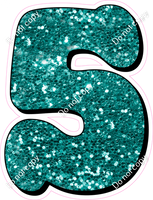 HP 18" Individuals - Teal Sparkle 5