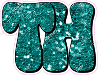 HP 18" Individuals - Teal Sparkle TH