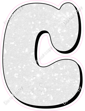 HP 18" Individuals - White Sparkle C