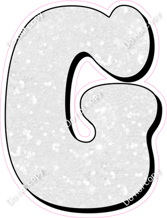 HP 18" Individuals - White Sparkle G