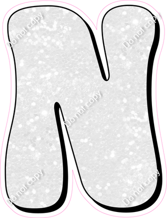 HP 18" Individuals - White Sparkle N