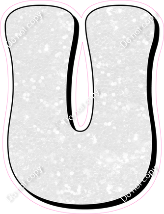HP 18" Individuals - White Sparkle U