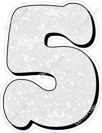 HP 18" Individuals - White Sparkle 5