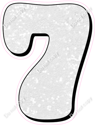 HP 18" Individuals - White Sparkle 7
