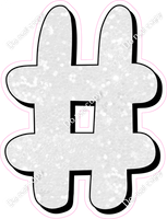 HP 18" Individuals - White Sparkle #