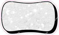 HP 18" Individuals - White Sparkle Dash