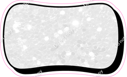 HP 18" Individuals - White Sparkle Dash