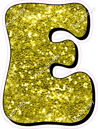 HP 18" Individuals - Yellow Sparkle E