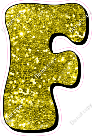 HP 18" Individuals - Yellow Sparkle F