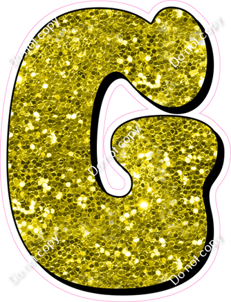 HP 18" Individuals - Yellow Sparkle G