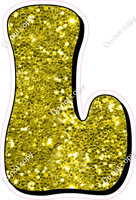 HP 18" Individuals - Yellow Sparkle L