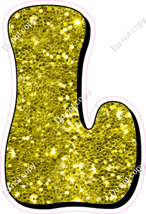 HP 18" Individuals - Yellow Sparkle L