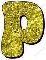 HP 18" Individuals - Yellow Sparkle P