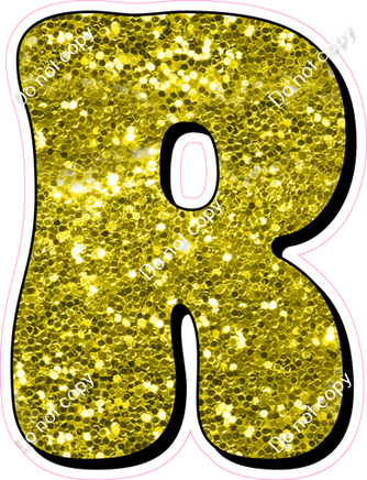 HP 18" Individuals - Yellow Sparkle R