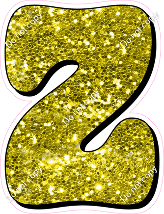 HP 18" Individuals - Yellow Sparkle Z