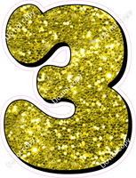 HP 18" Individuals - Yellow Sparkle 3