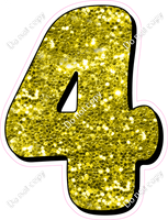 HP 18" Individuals - Yellow Sparkle 4