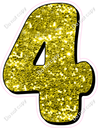 HP 18" Individuals - Yellow Sparkle 4