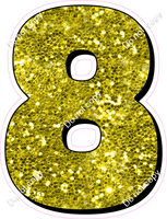 HP 18" Individuals - Yellow Sparkle 8