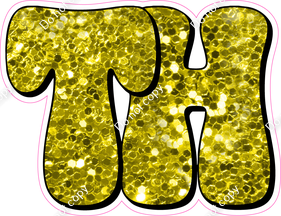 HP 18" Individuals - Yellow Sparkle TH