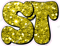 HP 18" Individuals - Yellow Sparkle ST