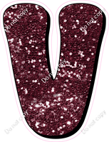 HP 23.5" Individuals - Burgundy Sparkle V