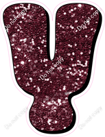 HP 23.5" Individuals - Burgundy Sparkle Y