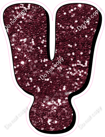 HP 23.5" Individuals - Burgundy Sparkle Y