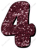 HP 23.5" Individuals - Burgundy Sparkle 4