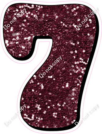 HP 23.5" Individuals - Burgundy Sparkle 7