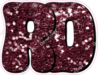 HP 23.5" Individuals - Burgundy Sparkle RD