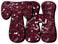 HP 23.5" Individuals - Burgundy Sparkle TH