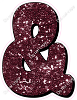 HP 23.5" Individuals - Burgundy Sparkle &
